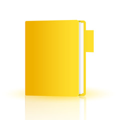 Vector folder isolated on white. Eps10