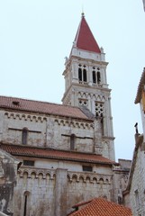 Fototapeta premium The cathedral of St Lawrence in Trogir in Croatia