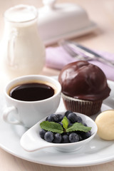 Breakfast on a table