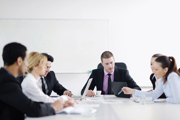 business people group on meeting