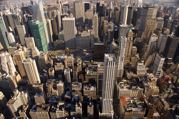 Manhattan skyscrapers, NY