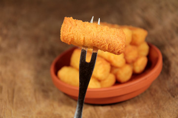 knusprig, leckere Kartoffelkroketten