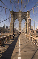 Panele Szklane  Deptak Brooklyn Bridge, Nowy Jork