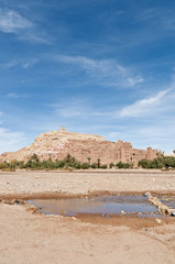 Ounila river near Ait Ben Haddou, Morocco