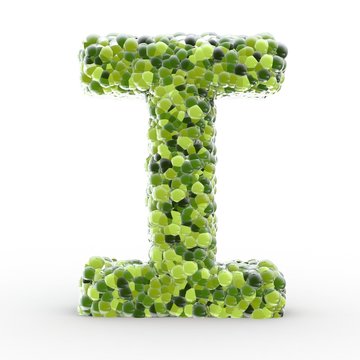Texteffekt Molek&uuml;le gr&uuml;n I