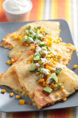 Vegetarian quesadilla