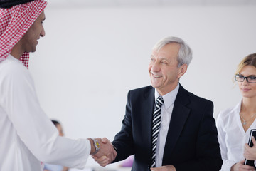 Arabic business man at meeting