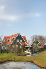 Fototapeta na wymiar Typical Dutch village