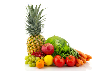 Fototapeta na wymiar Owoce i warzywa