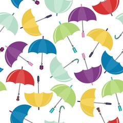seamless background with umbrellas