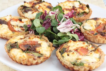 Mini quiches or tarts