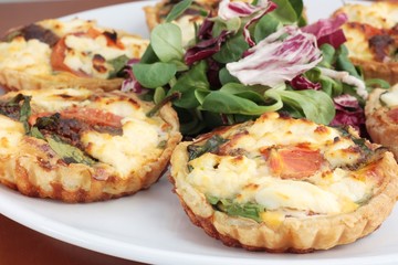 Mini quiches or tarts