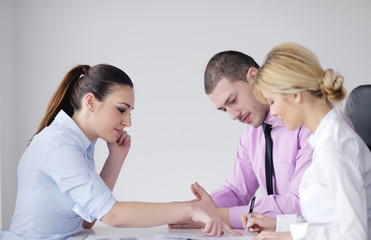 Fototapeta premium grupa ludzi biznesu na spotkanie