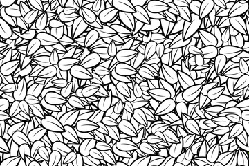 Graphical leaves seamless texture