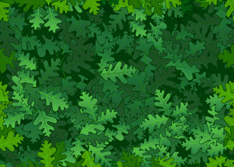 Oak leaves seamless texture