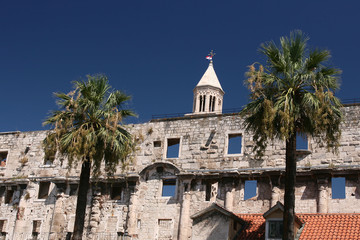 Diocletian palace in Split, Croatia