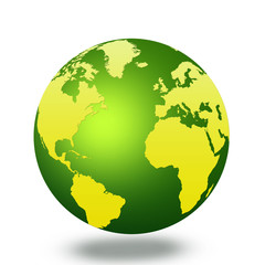 Green World globe