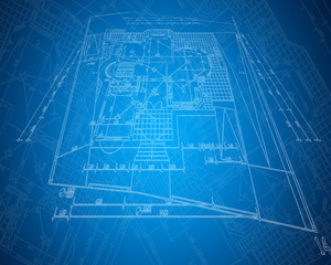 background of words related to the construction