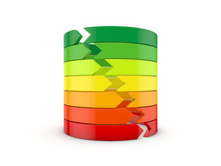 Fototapeta premium Energy saving concept 3d render