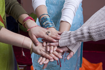 Indian women hands