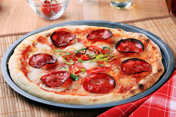 Pepperoni pizza