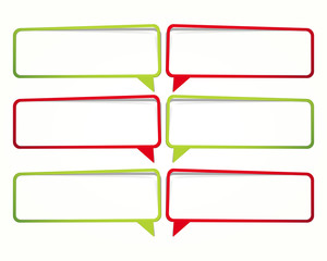 Obraz premium Labels in the form of an empty frame for your text.