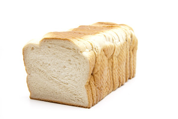 Toastbrot geschnitten