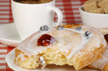 iced danish pastry
