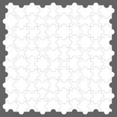 Seamless vector jigsaw puzzle background