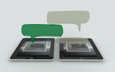 SMS Chat two mobile phones