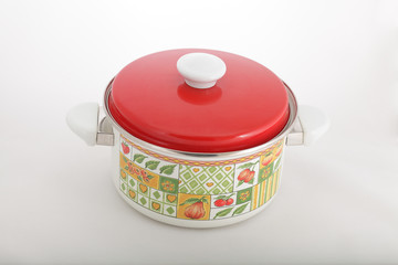 Pan with the red cap.