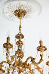 bronze chandelier