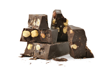 Pieces of chocolate