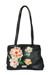 A floral pattern womens hand bag