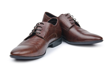 Male shoes in fashion concept
