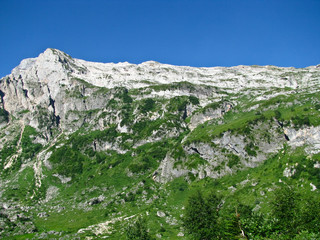 The magnificent mountain scenery of the Caucasus Nature Reserve