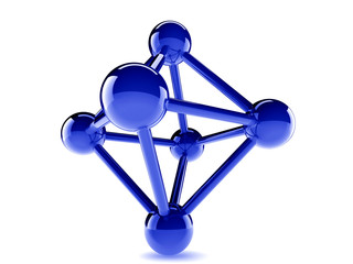 glass model of molecular lattice