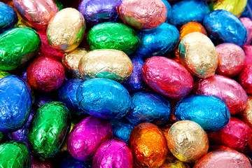 Background of colorful easter eggs