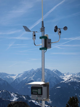 Wetterstation in den Bergen