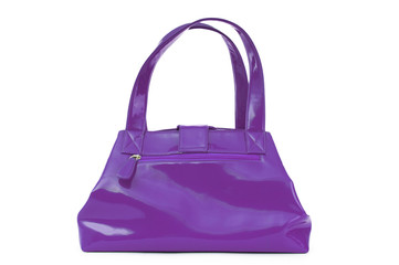 Woman accessory - stylish bag on white