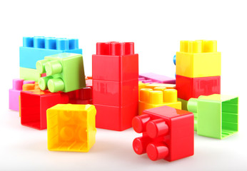 Plastic building blocks