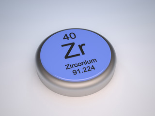 Zirconium blue capsule