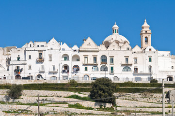Fototapeta premium Panoramic view of Locorotondo. Puglia. Italy.