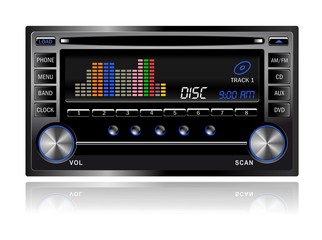 Fototapeta premium An illustration of my own Car audio concept