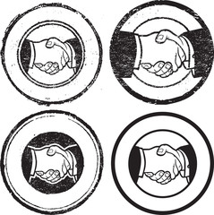 Handshake stamps