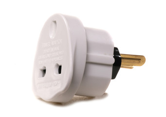 European plug adapter cutout