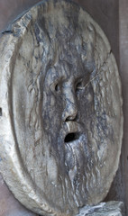 Mouth of truth, Rome, Italy