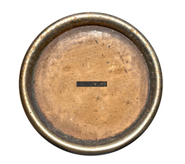 Font consisting of keys of a typewriter