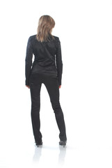 Fototapeta premium Sexy woman in black