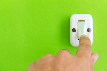 turn off the light,earth hour concept